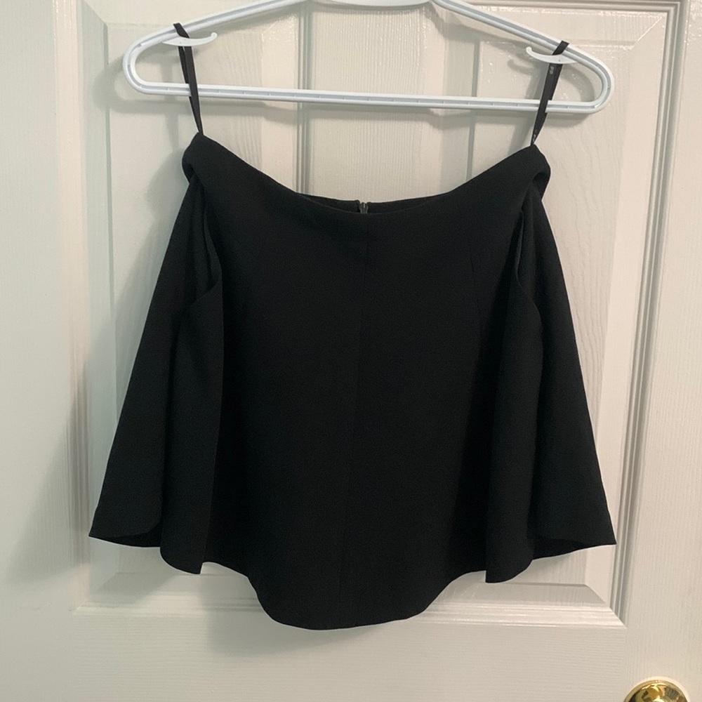 Lagogo Black A-line skirt